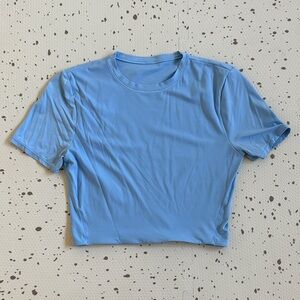 💘 LULULEMON - WUNDERMOST ULTRA-SOFT NULU CREWNECK CROPPED TEE